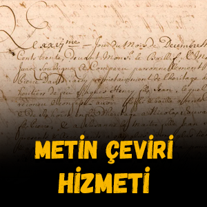 Metin Çeviri Hizmeti
