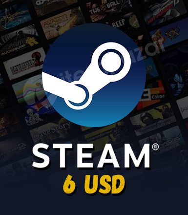 6 USD Steam Cüzdan Kodu