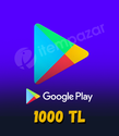 Google Play 1000 TL