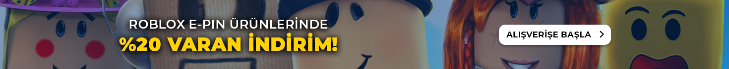 ROBLOX ROBUX ÜRÜNLERİNDE %20'YE VARAN İNDİRİM!