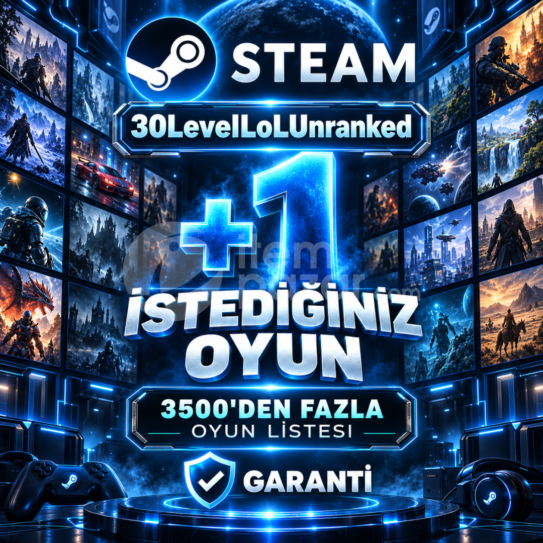 İstediginiz 1 Oyun Steam Oyunu