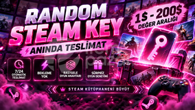 ⭐ 1$ - 200$ 2 ADET STEAM RANOM KEY [OTO TESLIM]