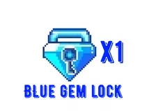 1 Adet Blue Gem Lock
