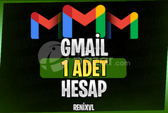 1 ADET GMAIL HESABI