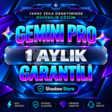 1 Ay: Gemini Pro (Advanced) | Kendi Hesabınıza 