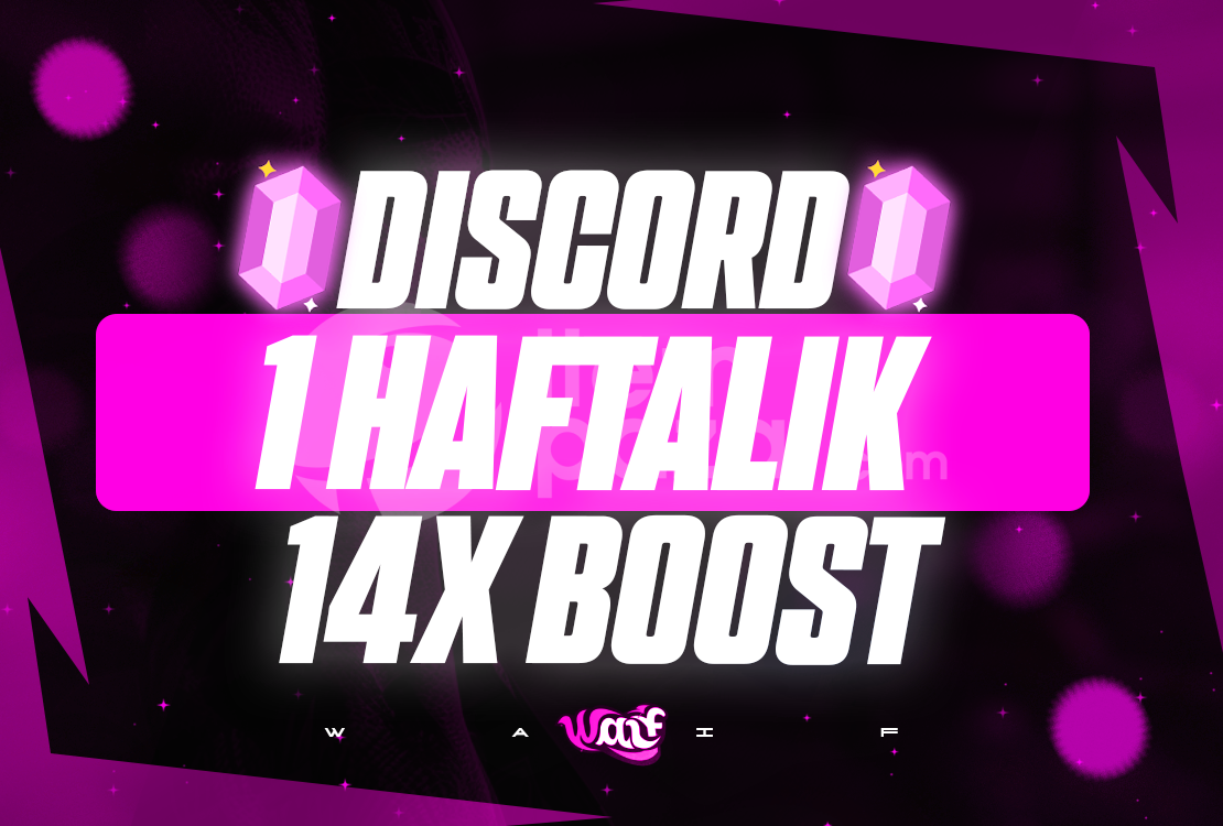 ⭐[1 Haftalık] Discord 14X Server Boost