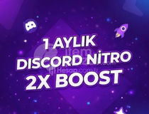 ⭐[1 AYLIK] Discord 2X Server Boost