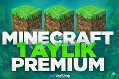 1 Aylık Minecraft Premium Garantili