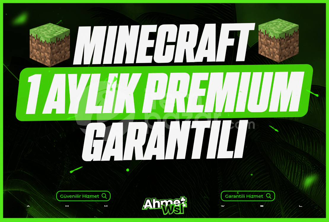 ⭐1 Aylık Minecraft Premium Garanti