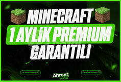 ⭐1 Aylık Minecraft Premium Garanti