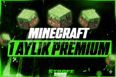 1 Aylık MİNECRAFT PREMİUM + Sorunsuz