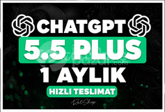 1 Aylık | OpenAI ChatGPT Plus 5.5 Hesap + DallE