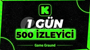 [ 1 GÜN ] 500 Kick Canlı İzleyici | OTO