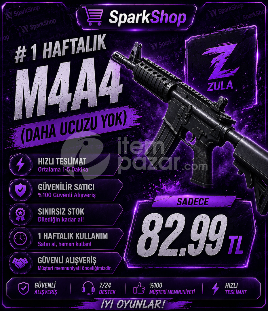 1 HAFTALIK M4A4 (DAHA UCUZU YOK)