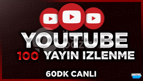 ⭐️[1 SAAT] 100 YOUTUBE CANLI İZLEYİCİ
