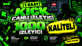 ⚡ [1 Saat] 1000 Kick Canlı İzleyici | Kaliteli