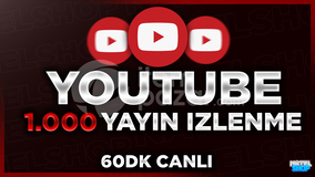 ⭐️[1 SAAT] 1000 YOUTUBE CANLI İZLEYİCİ
