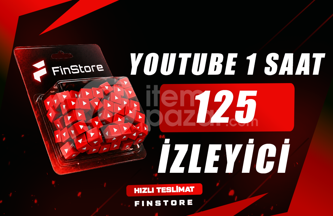 ⚡[1 Saat] 125 YouTube Canlı İzleyici Kaliteli