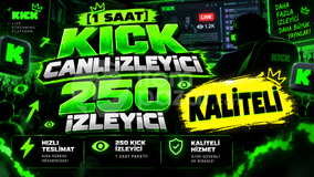 ⚡ [1 Saat] 250 Kick Canlı İzleyici | Kaliteli
