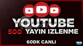 ⭐️[1 SAAT] 500 YOUTUBE CANLI İZLEYİCİ⭐️