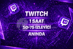 ⭐1 SAAT⚡TWİTCH 50-75 İZLEYİCİ⚡