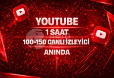 ⭐1 SAAT⚡YOUTUBE 100-150 CANLI İZLEYİCİ⚡