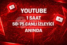 ⭐1 SAAT⚡YOUTUBE 50-75 CANLI İZLEYİCİ⚡