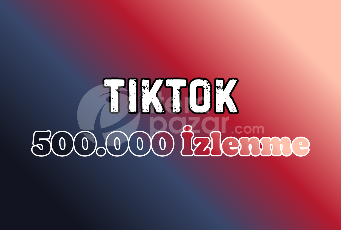 1 Yıl Garanti! ⭐TikTok 500000 İzlenme