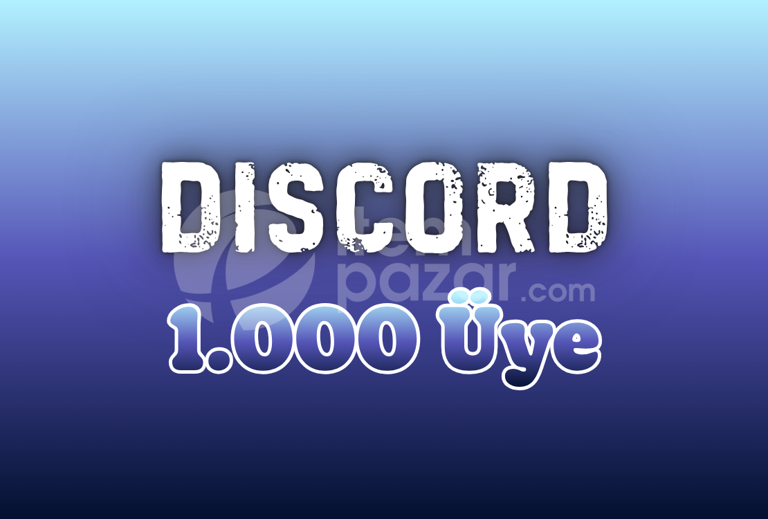 Ömür Boyu Garantili ⭐ Discord 1000 Üye