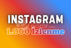 1 Yıl Garantili ⭐ Instagram 1000 İzlenme