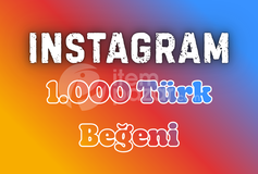 1 Yıl Garantili ⭐ Instagram 1000 Türk Beğeni