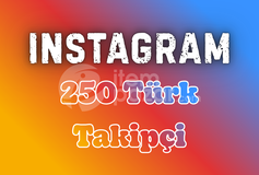 1 Yıl Garantili ⭐ Instagram 250 Türk Takipçi