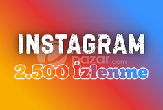 1 Yıl Garantili ⭐ Instagram 2500 İzlenme