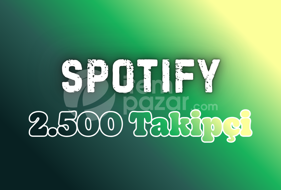 Ömür Boyu Garantili ⭐ Spotify 2500 Takipçi