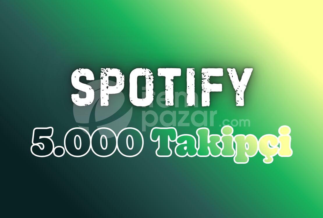 Ömür Boyu Garantili ⭐ Spotify 5000 Takipçi