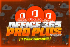 1 YILLIK OFFİCE 365 PRO PLUS + OTO TESLİM