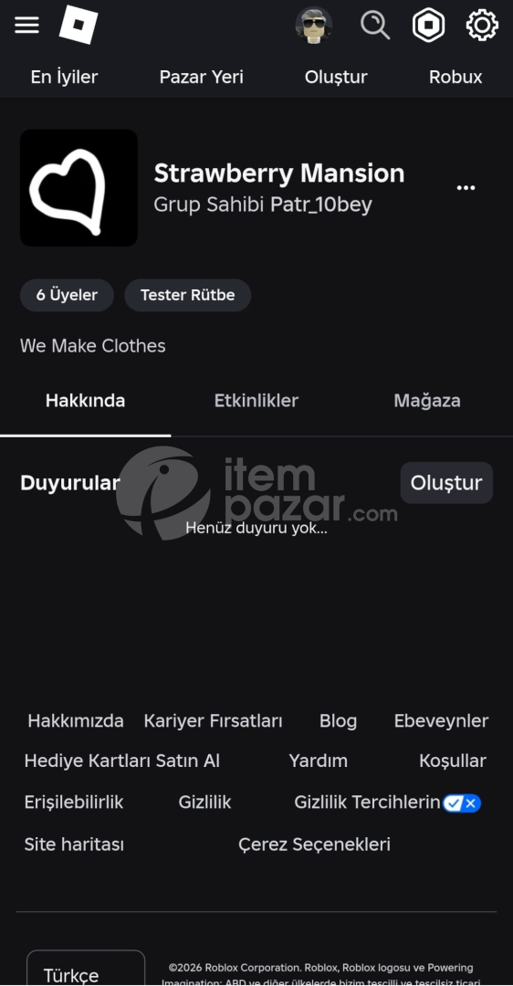 10 KIYAFETLİ HAZIR GRUB