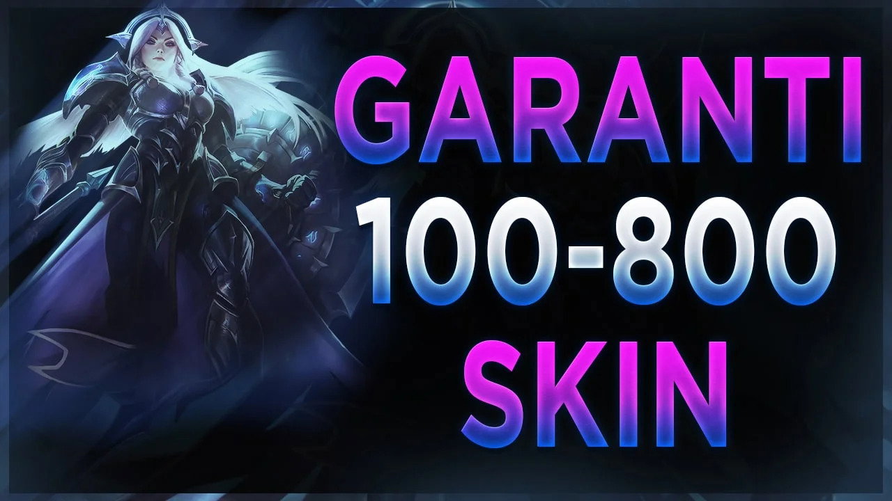 %100 100-800 SKİN ARASI LOL RANDOM