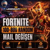 ⭐ 100-800 SKİN FORTNİTE MAİL DEĞİŞEN HESAP