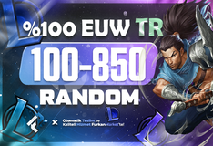 ⭐|100-850 SKIN|⭐LOL RANDOM HESAP✨