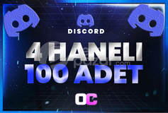 100 ADET 4 HANELİ NICKNAME ⭐ DISCORD