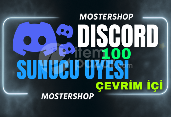 100 ÇEVRİMİÇİ DİSCORD ÜYESİ