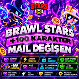 ⭐+100 Karakter Garanti Mail Değişen Hesap⭐