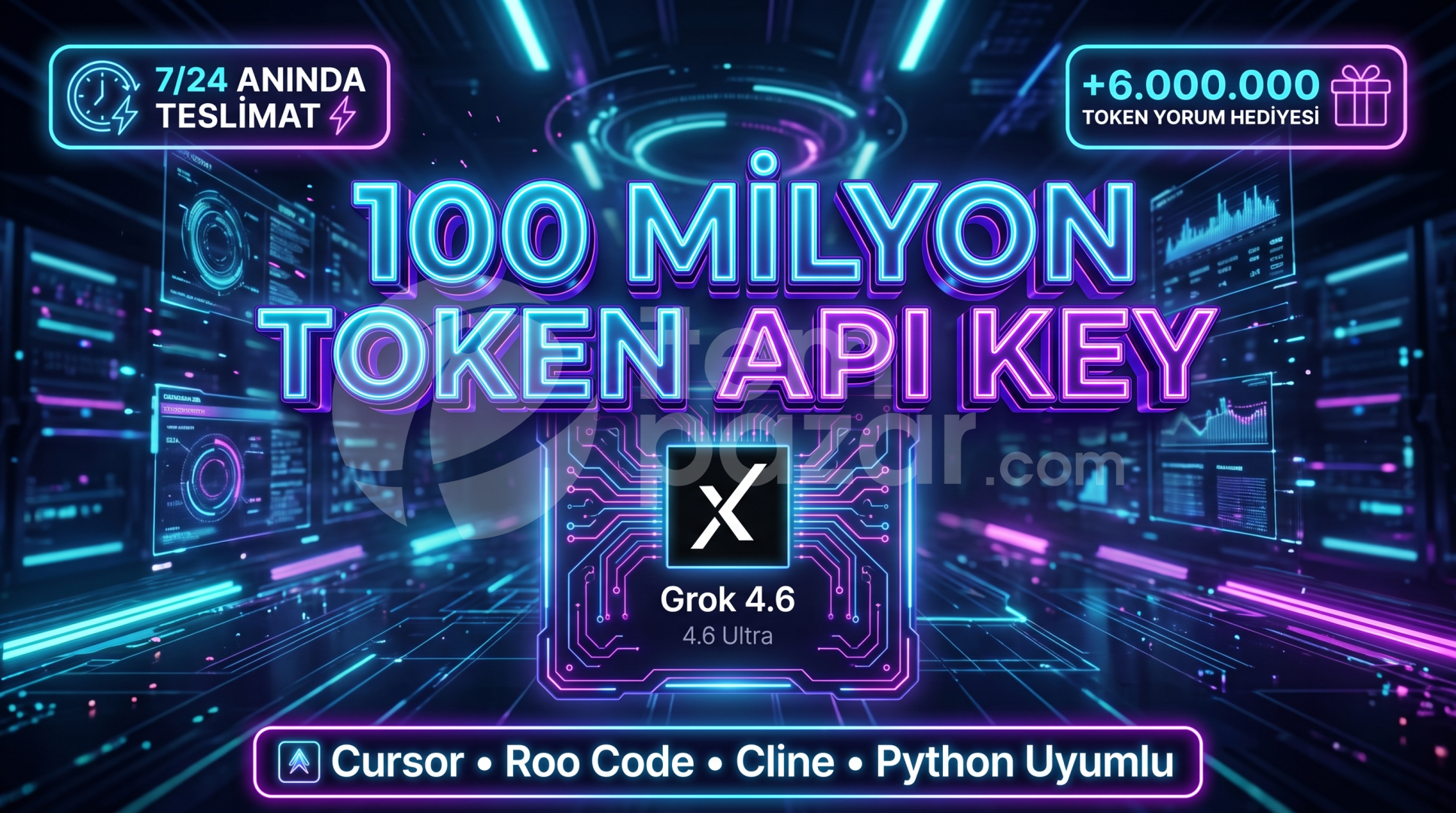 100 MİLYON TOKEN DEV PAKET (+6M YORUM HEDİYESİ)
