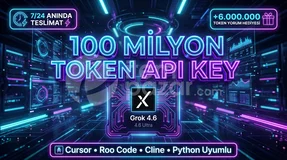 100 MİLYON TOKEN DEV PAKET (+6M YORUM HEDİYESİ)