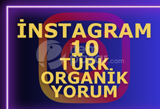 %100 Organik Kaliteli Türk Hesaplardan 10 Yorum