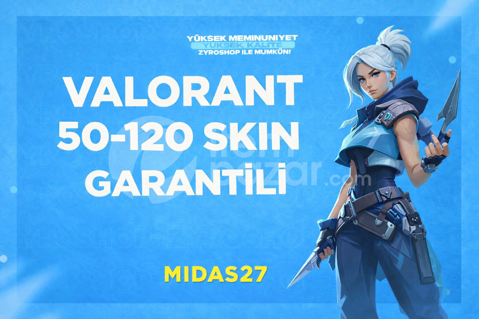 %100 TR ⭐️ 50-70 ⭐️ Skin ULTİMATE Random Hesap