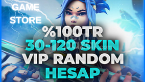 %100 TR 30-120 SKIN GARANTİLİ VİP