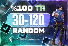 ⭐| %100 TR |⭐30-120 SKİN VALORANT HESAP✨