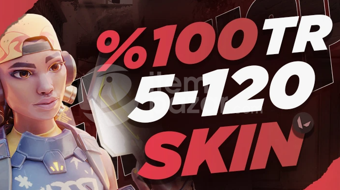 100% TR ( 5 VE 120 ) SKİN ARASI VALORANT HESAP